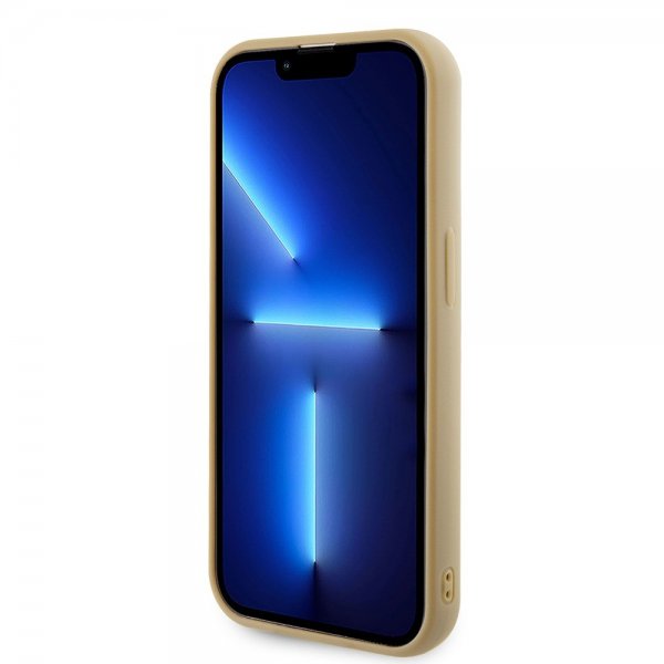 Guess iPhone 15 Pro Cover Square Mirror Guld