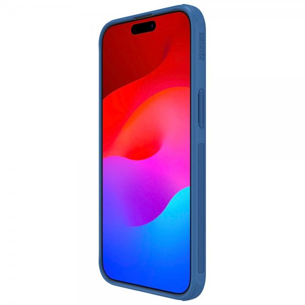 Nillkin iPhone 15 Pro Cover Super Frosted Shield Pro Blå