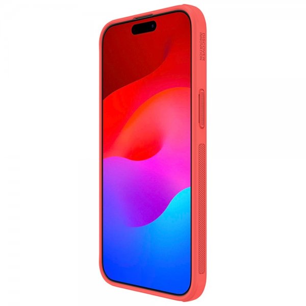Nillkin iPhone 15 Pro Cover Super Frosted Shield Pro Rød