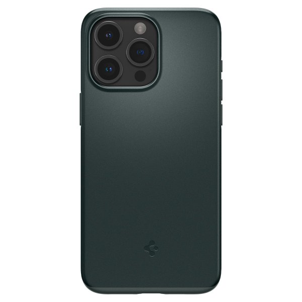 Spigen iPhone 15 Pro Cover Thin Fit Abyss Green