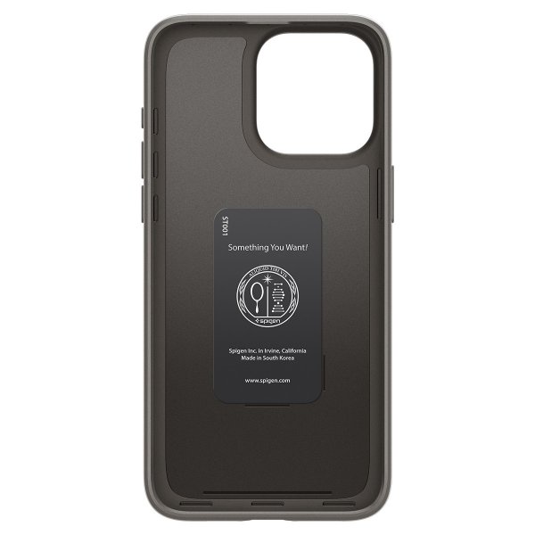 Spigen iPhone 15 Pro Cover Thin Fit Gunmetal