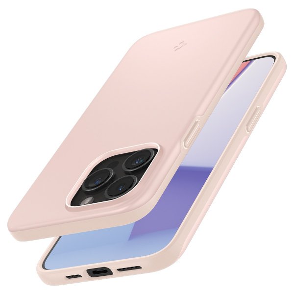 Spigen iPhone 15 Pro Cover Thin Fit Pink Sand