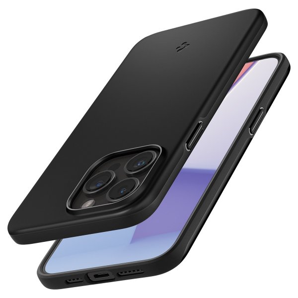 Spigen iPhone 15 Pro Cover Thin Fit Sort
