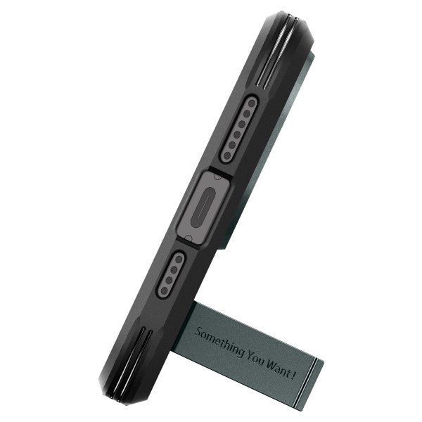 Spigen iPhone 15 Pro Cover Tough Armor MagFit Abyss Green