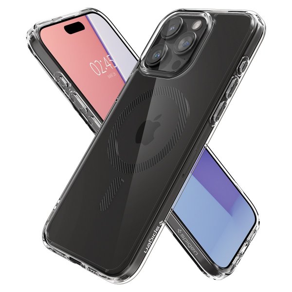 Spigen iPhone 15 Pro Cover Ultra Hybrid MagFit Carbon Fiber