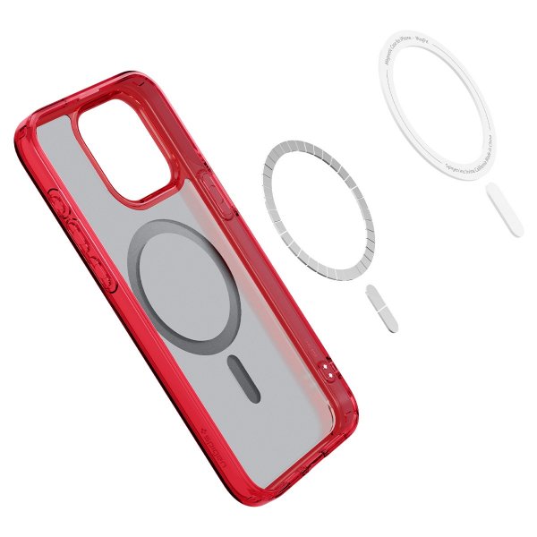 Spigen iPhone 15 Pro Cover Ultra Hybrid MagFit Frost Deep Red