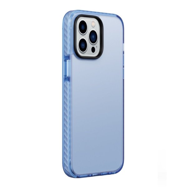 iPhone 15 Pro Cover Stødresistent TPU Blå