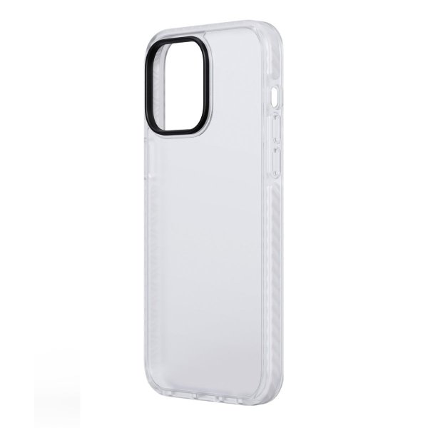 iPhone 15 Pro Cover Stødabsorberende TPU Hvid