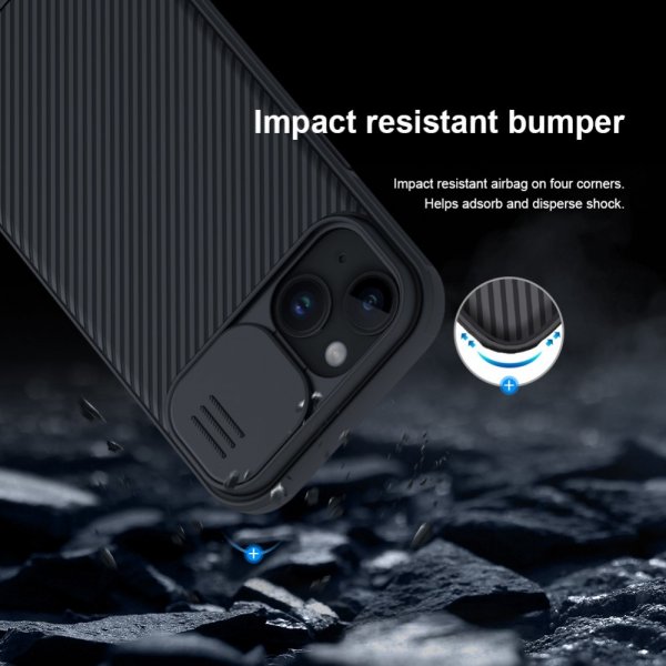 Nillkin iPhone 15 Cover CamShield Blå