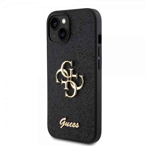 Guess iPhone 15 Cover Fixed Glitter Sort