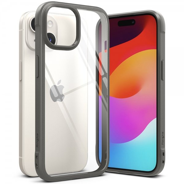 Ringke iPhone 15 Cover Fusion Bold Grå