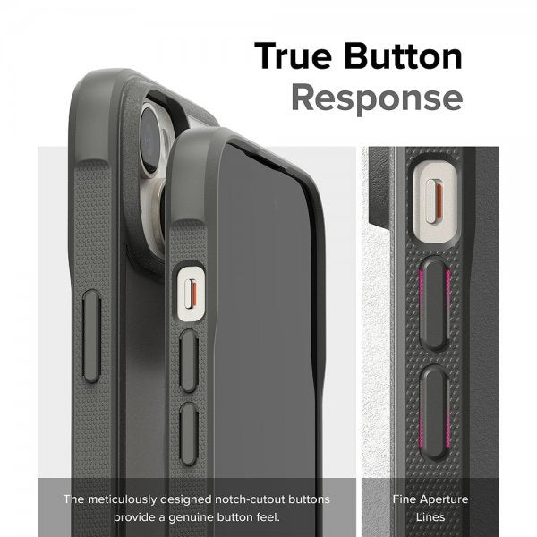 Ringke iPhone 15 Cover Fusion Bold Matgrå