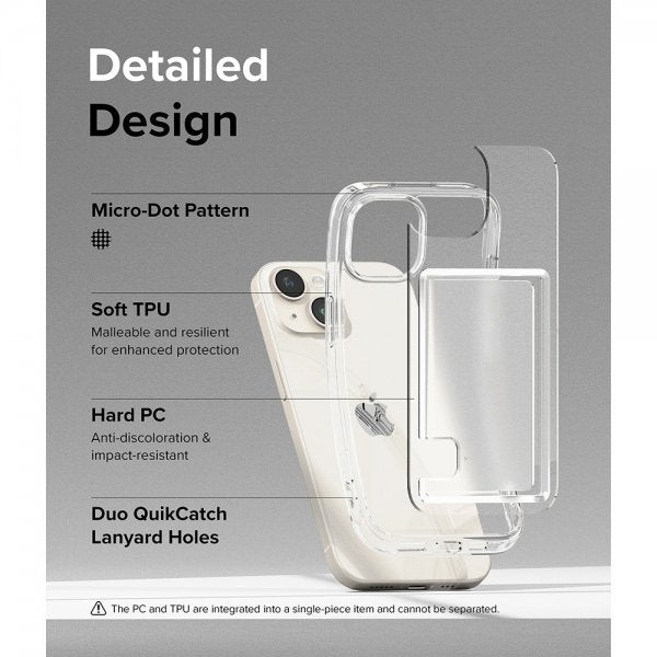 Ringke iPhone 15 Cover Fusion Card Clear