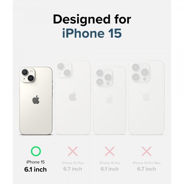 Ringke iPhone 15 Cover Fusion Clear