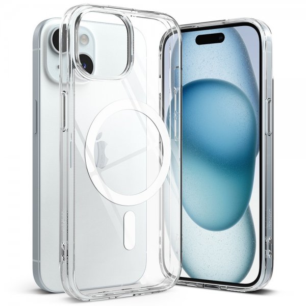 Ringke iPhone 15 Cover Fusion Magnetic Clear