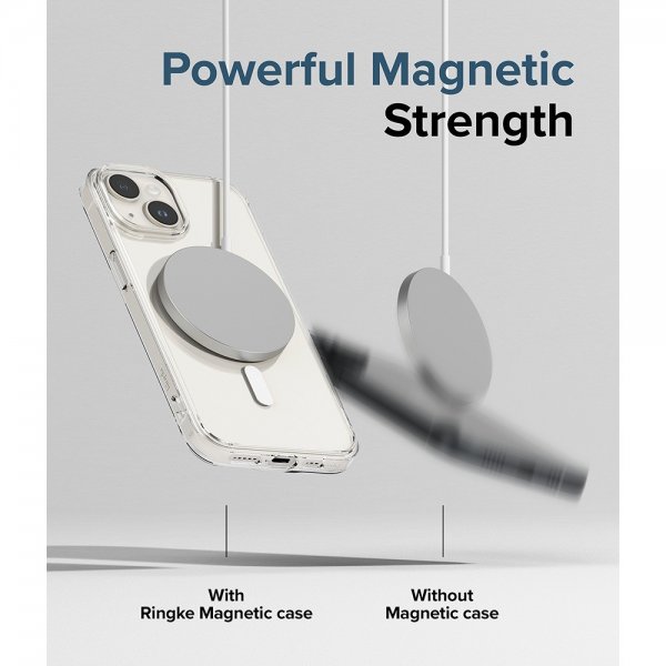 Ringke iPhone 15 Cover Fusion Magnetic Clear