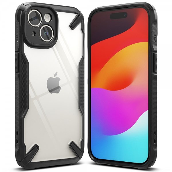 Ringke iPhone 15 Cover Fusion X Sort