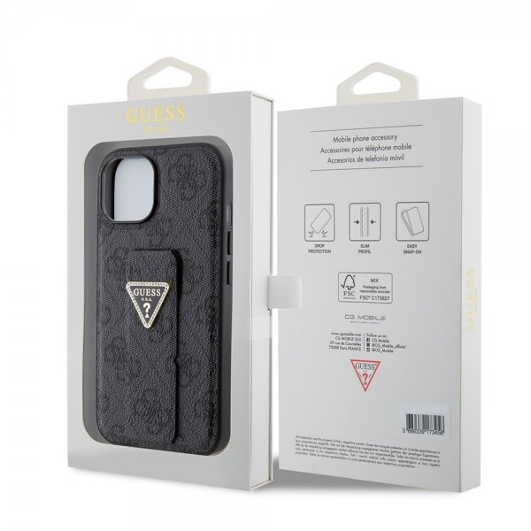 Guess iPhone 15 Cover Grip Stand Function Sort