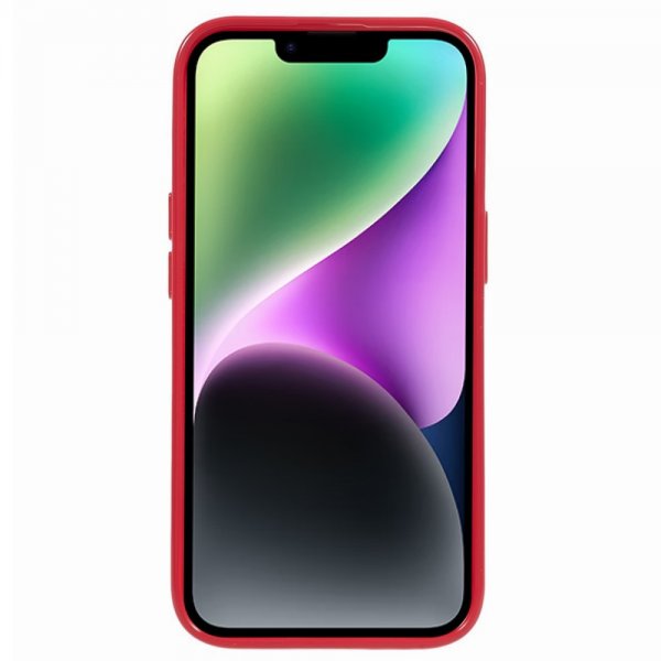 Mercury iPhone 15 Cover Jelly Glitter Magenta