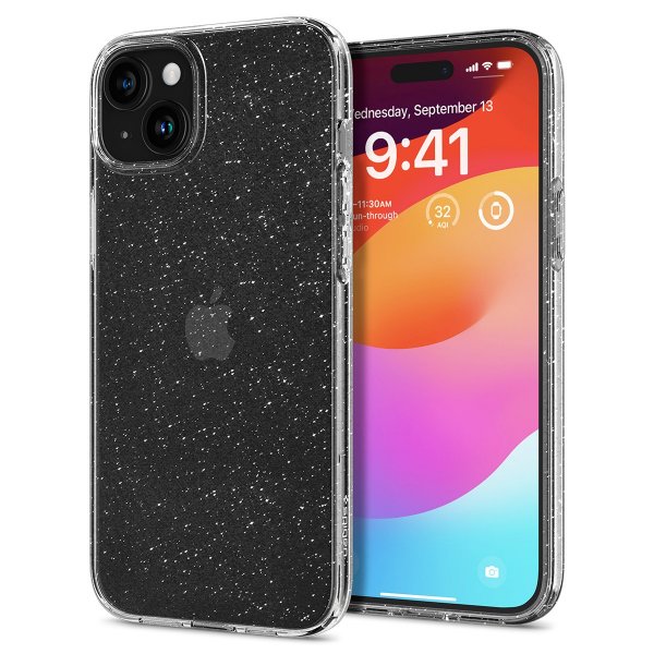 Spigen iPhone 15 Cover Liquid Crystal Glitter Crystal Quartz
