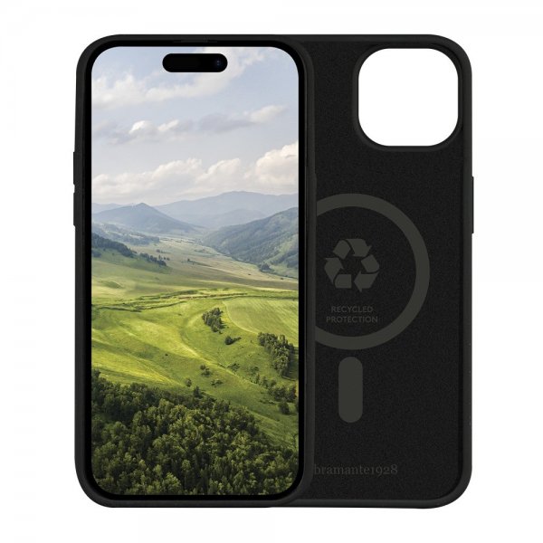 dbramante1928 iPhone 13/14/15/16e/17e Cover Monaco MagSafe Night Black