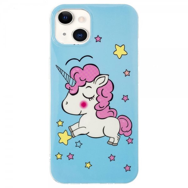 iPhone 15 Cover Motiv Enhjørning