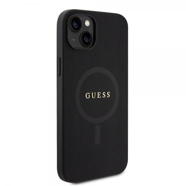 Guess iPhone 15 Cover Saffiano MagSafe Sort