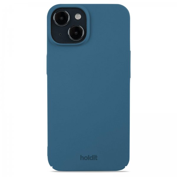 holdit iPhone 15 Cover Slim Case Denim Blue