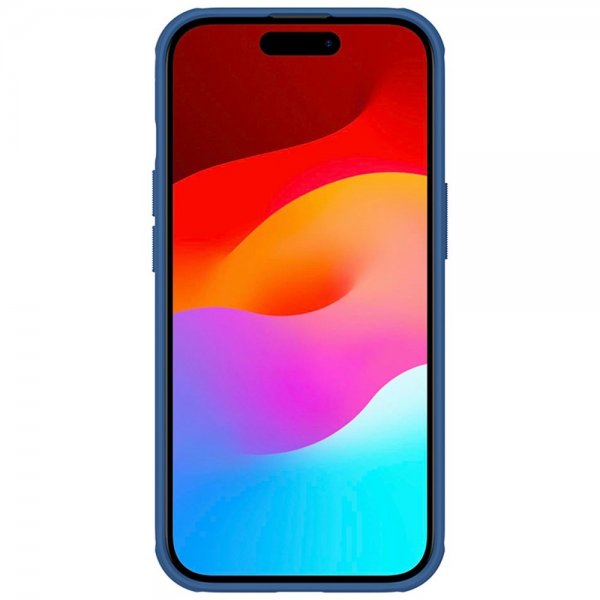 Nillkin iPhone 15 Cover Super Frosted Shield Pro Blå