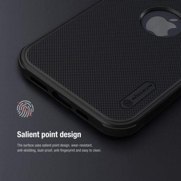 Nillkin iPhone 15 Cover Super Frosted Shield Pro Logo Hole Blå