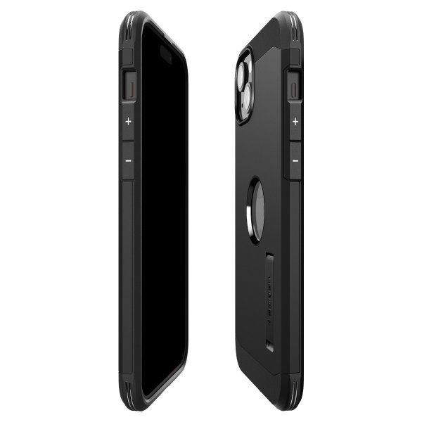 Spigen iPhone 15 Cover Tough Armor MagFit Sort
