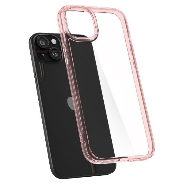 Spigen iPhone 15 Cover Ultra Hybrid Rose Crystal