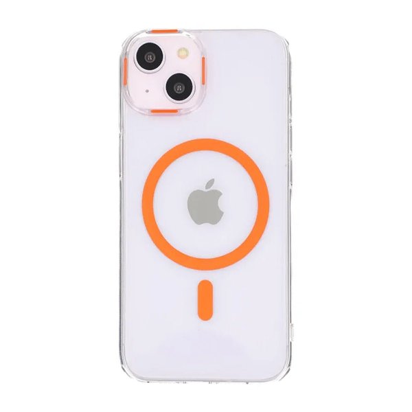 iPhone 15 Cover TPU MagSafe Orange