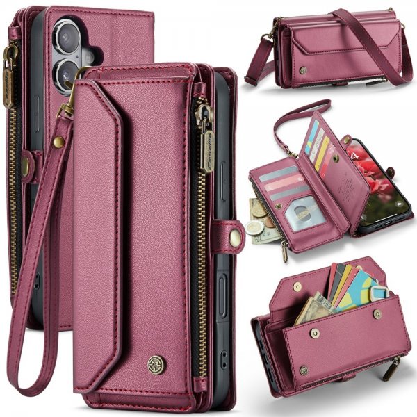 CaseMe iPhone 16 Etui C36 Serie Rød