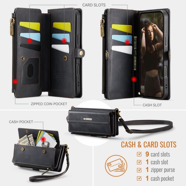 CaseMe iPhone 16 Etui C39 Series Sort