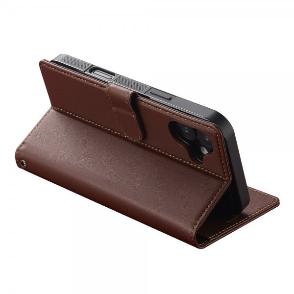 Lc.Imeeke iPhone 16 Cover med Aftageligt Etui L2 Series MagSafe Brun