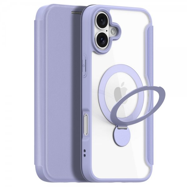 Dux Ducis iPhone 16 Cover Skin X Pro Series Kickstand MagSafe Lilla