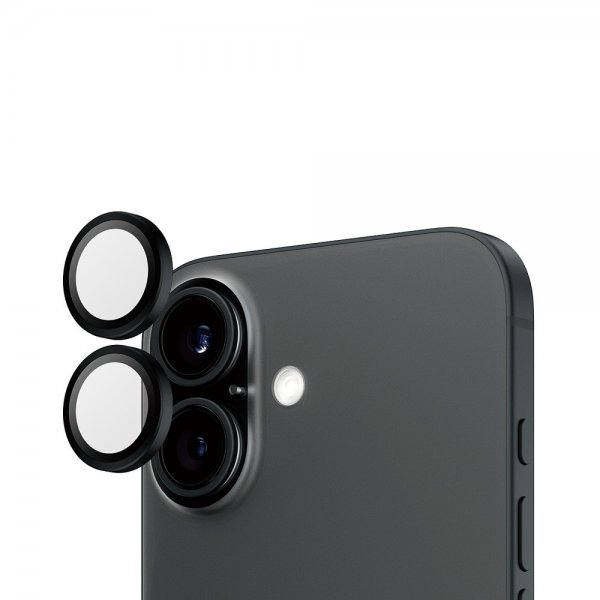 PanzerGlass iPhone 16/iPhone 16 Plus Kamerabeskyttelse Hoops Sort