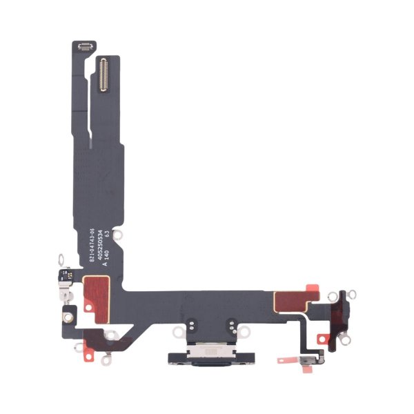 iPhone 16 Opladerstik med Flexkabel Original - Sort