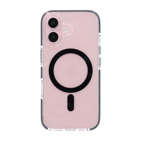 iPhone 16 Cover Stødsikkert MagSafe Sort