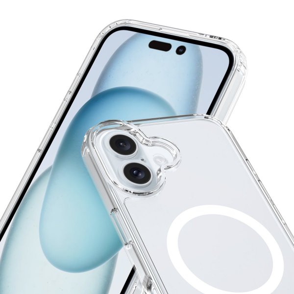 Rvelon iPhone 16 Cover TPU MagSafe Transparent