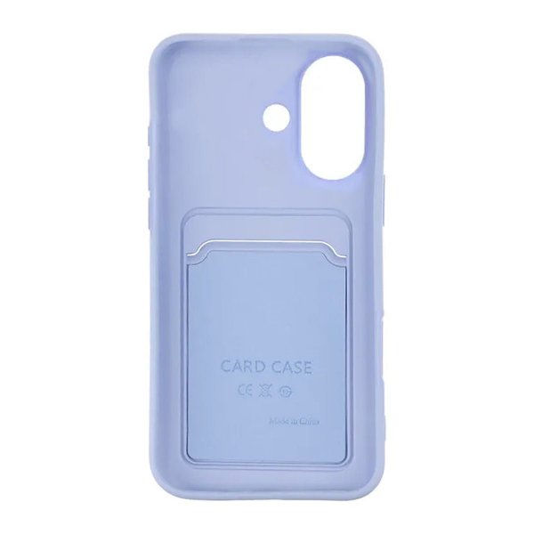iPhone 16 Cover Kortholder Lilla