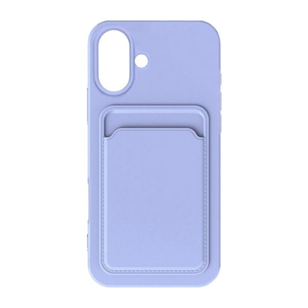 iPhone 16 Cover Kortholder Lilla