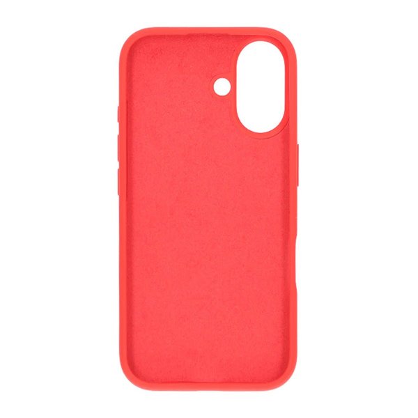 Rvelon iPhone 16 Cover Silikone Rød