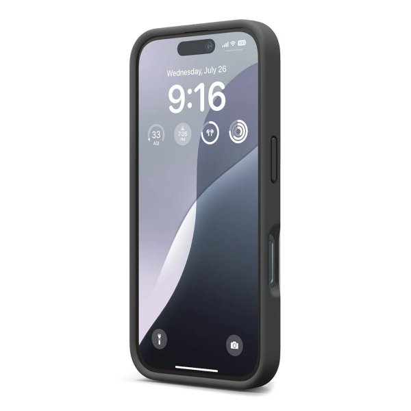 Rvelon iPhone 16 Cover Silikone Sort