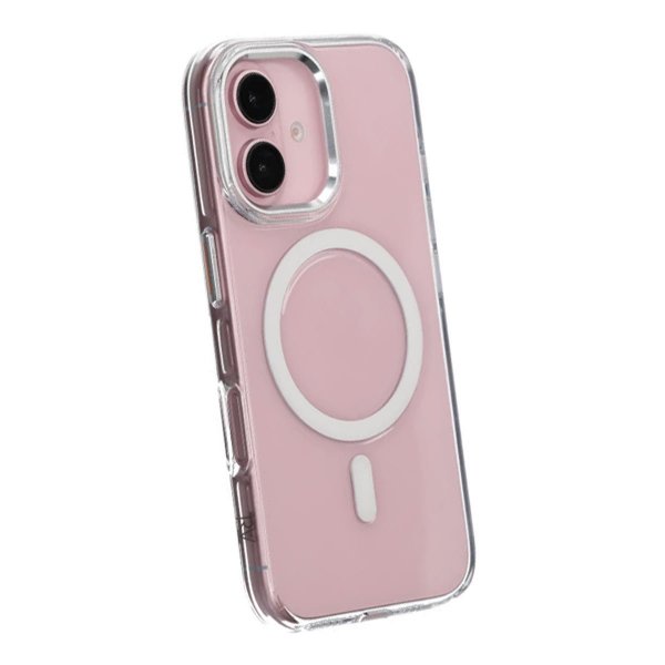 Rvelon iPhone 16 Cover Kamerakant MagSafe Transparent