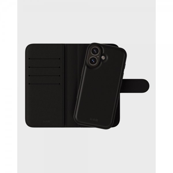 holdit iPhone 16 Plus Cover Wallet Case Magnet Plus Sort
