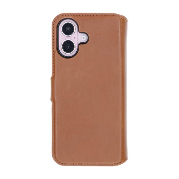 Rvelon iPhone 16 Plus Cover Magnetisk Aftageligt Etui Brun