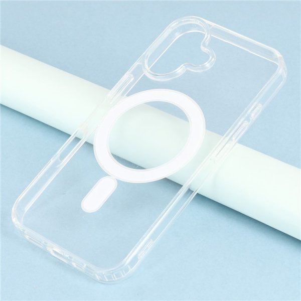 Nordic Covers iPhone 16 Plus Cover Feather Series MagSafe Transparent