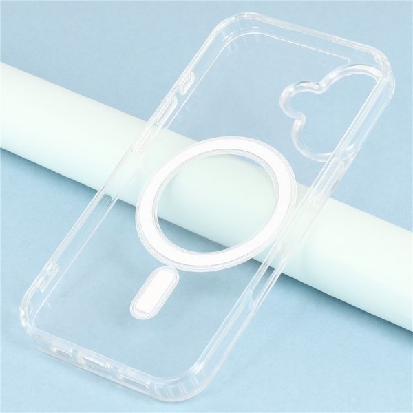 Nordic Covers iPhone 16 Plus Cover Feather Series MagSafe Transparent
